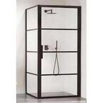 douchecabine zwart 90x90 cm nieuw, Doe-het-zelf en Verbouw, Sanitair, Ophalen, Nieuw, Glas, Douche
