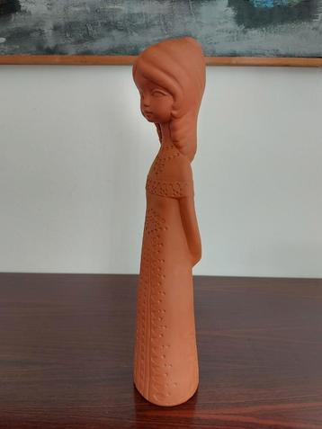 Vintage terracotta beeld meisje JHK4 Goebel W.Germany 1970 beschikbaar voor biedingen