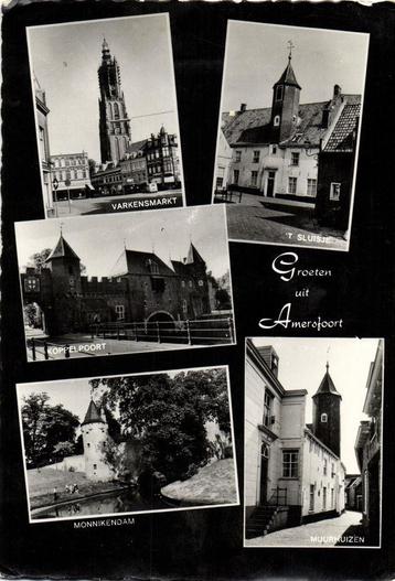 Groeten uit Amersfoort - 5 afb o.a. Muurhuizen - gelopen beschikbaar voor biedingen