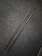 2 buisjes zwart L.73,5cm Ø18mm, Ophalen, Gebruikt