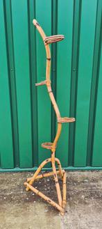 Retro, rotan plantenslang, plantenstandaard, Rohé jaren 50, Ophalen, Huis en Inrichting