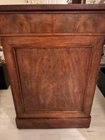 Antieke Mahoniehouten haardhout kist, Ophalen