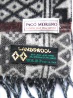 Paco Moreno Lambswool / Lamswollen Sjaal, Paco Moreno, Ophalen of Verzenden, Zo goed als nieuw, Sjaal