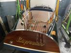 Chris-Craft 17′ Double-Cockpit Barrel Back Deluxe Runabout, Ophalen, Binnenboordmotor, 6 meter of meer, 70 tot 120 pk