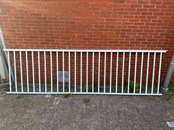 Balkon/ dakterras hek nieuw wit aluminium  beschikbaar voor biedingen
