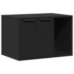 Cabinet for Cat Litter Box 60x40x40 cm Black Wood, Ophalen of Verzenden, Nieuw