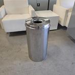 VEPA BINS vlamdovende prullenbak chroomstaal 50 liter, Ophalen, Gebruikt, 50 tot 75 cm, 40 liter of meer