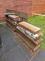 Palissade rondoband, Tuin en Terras, Ophalen, Gebruikt, Minder dan 100 cm, 25 tot 50 cm