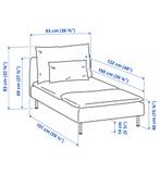 Ikea soderhamn chaise longue, Ophalen, Zo goed als nieuw, Eenpersoons, Minder dan 150 cm