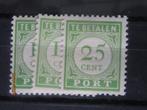 Nico Curacao Port 31/33 (X) Ongebruikt met plakker 1945, Postzegels en Munten, Postzegels | Nederlandse Antillen en Aruba, Ophalen of Verzenden