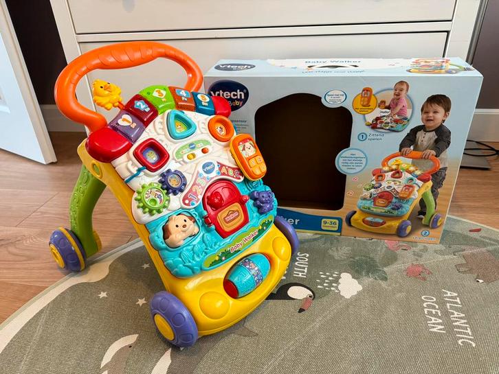 Vtech loopwagen, Kinderen en Baby's, Speelgoed | Vtech, Zo goed als nieuw, 6 maanden tot 2 jaar, Ophalen of Verzenden