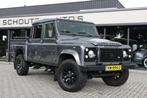 Land Rover Defender 130 TD4 SE Crew Cab | Airco | Navi | Cam, Auto's, Euro 5, Stof, Gebruikt, Zwart