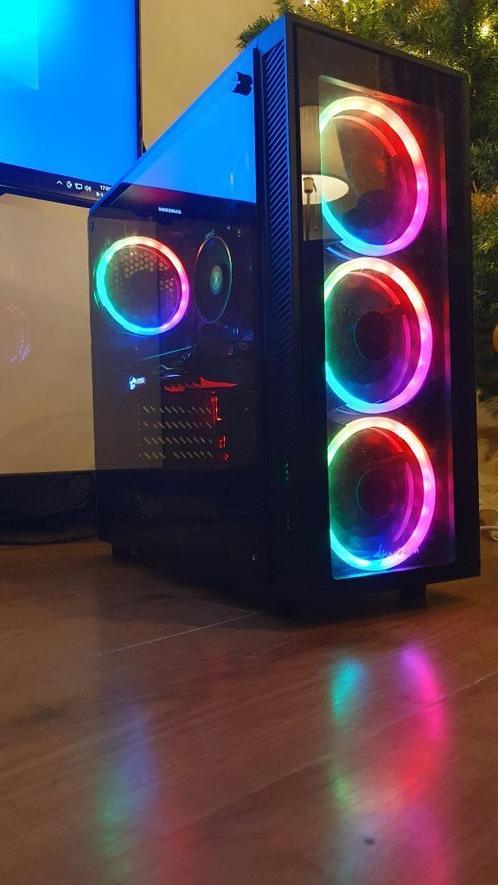 Asus RGB Gaming PC (R5 3600 + B550 + RTX 2060 + 32GB), Computers en Software, Desktop Pc's, Zo goed als nieuw, 4 Ghz of meer, HDD