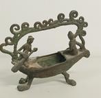 Antieke chinees bronzen beeld van een koninklijk paar -18e, Antiek en Kunst, Antiek | Koper en Brons, Verzenden