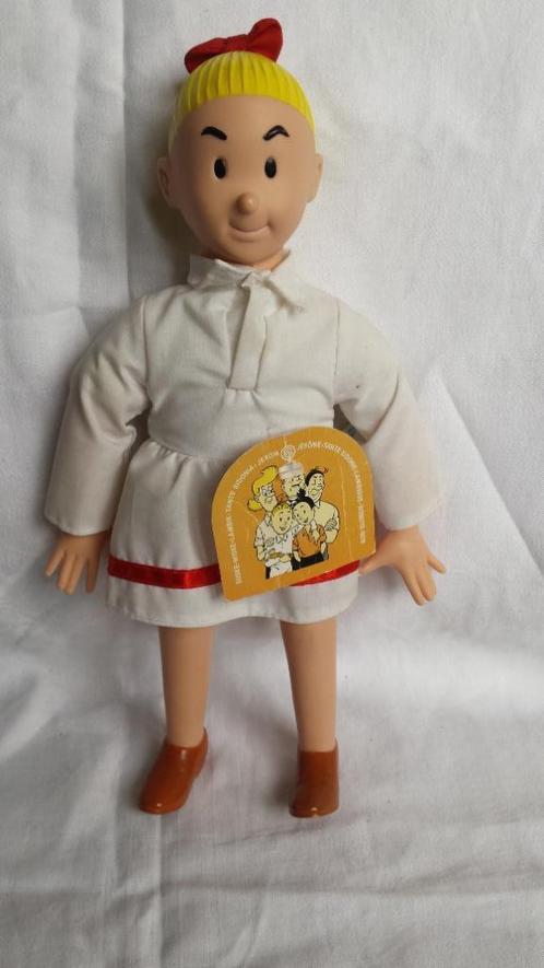 Grote Wiske pop met label (Gaumel, Standaard, 1994), Verzamelen, Stripfiguren, Overige typen, Suske en Wiske, Ophalen of Verzenden