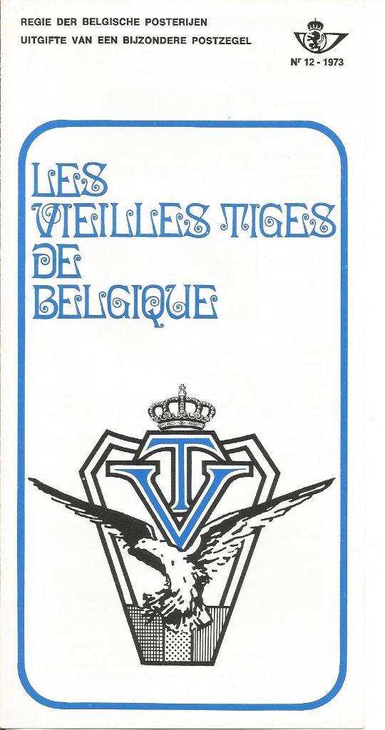 FDC 12/1973 19-05-73 Vieilles tiges de Belgique 10 Fr (NL) ., Postzegels en Munten, Postzegels | Europa | België, Gestempeld, 1e dag stempel