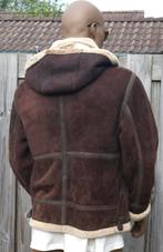 Pall Mall / PME leren lammycoat met afneembare capuchon (M), Bruin, Maat 48/50 (M), Pall Mall PME Legend, Ophalen of Verzenden