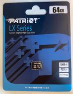 Nieuwe Patriot LX Series 64GB micro SD, Nieuw, SD, Ophalen of Verzenden