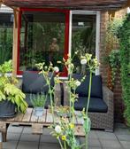 Wicker tuinstoelen, Tuin en Terras, Tuinsets en Loungesets, Wicker, Hocker, 2 zitplaatsen, Zo goed als nieuw