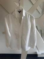 wit linnen hemd Massimo Dutti nieuw maat 38, Maat 38/40 (M), Massimo Dutti, Wit, Nieuw