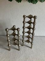 Stoff Nagel BMF vintage kandelaren set van 10 stuks, Huis en Inrichting, Woonaccessoires | Kandelaars en Kaarsen, Ophalen of Verzenden