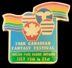 1988 Canadian Fantasy Festival ballon pin, Verzenden, Nieuw, Transport, Speldje of Pin