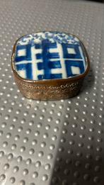 Antiek Chinees Doosje met Blauw Decor, Antiek en Kunst, Antiek | Keramiek en Aardewerk, Ophalen of Verzenden