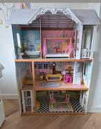 Complete set poppenhuis auto scooter en meer, Kinderen en Baby's, Ophalen, Zo goed als nieuw, Poppenhuis