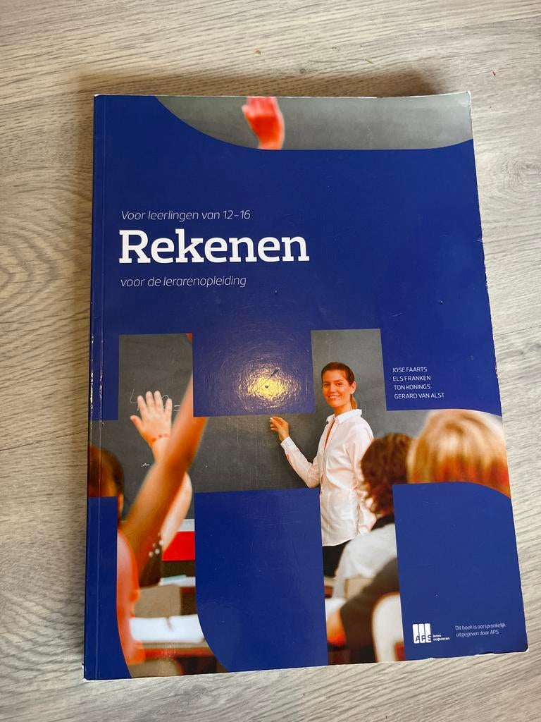 Rekenen voor de lerarenopleiding, 12-16 jaar, Boeken, Schoolboeken, Gelezen, Wiskunde A, VMBO, Ophalen of Verzenden