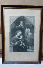 Litho " the holy family"  uit 1828, Antiek en Kunst, Kunst | Litho's en Zeefdrukken, Ophalen