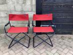 Lafuma regisseurstoel rood inklapbaar 2 stuks, Tuin en Terras, Ophalen, Zo goed als nieuw, Inklapbaar
