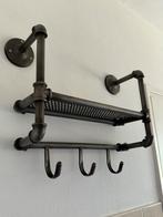 Wandrekje industrieel gunmetal stijgerbuisjes, Huis en Inrichting, Ophalen of Verzenden, Zo goed als nieuw