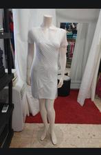 Nieuw! Gedrapeerde mooi zomer jurk van Loca, L44 stretch, Verzenden, Wit, Maat 42/44 (L), Nieuw