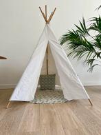 Ecru tipi tent met kleed en kussentje, Kinderen en Baby's, Ophalen, Zo goed als nieuw