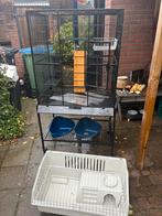 Grote kooi voor vogel of knaagdieren, Dieren en Toebehoren, Vogels | Hokken en Kooien, Ophalen of Verzenden, Gebruikt, Metaal