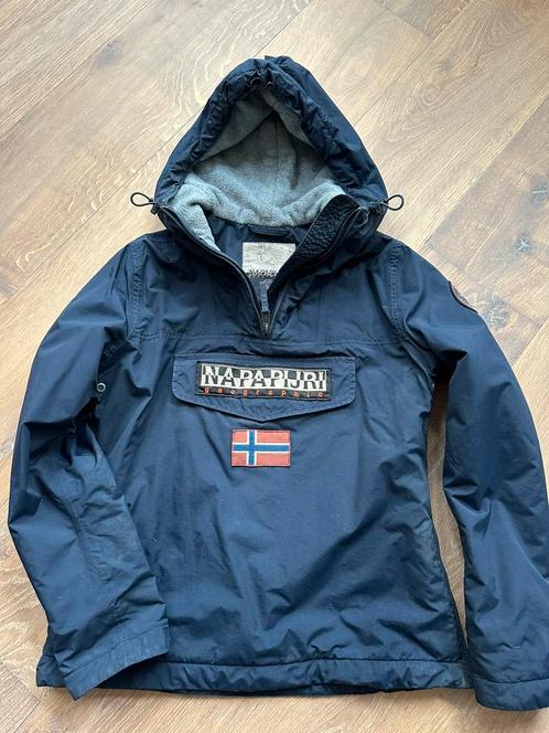 Napapijri winterjas maat M blauw, Kleding | Dames, Wintersportkleding, Gedragen, Jack, Maat 38/40 (M), Verzenden