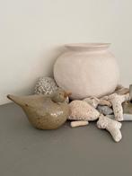 Beeldje vogel / musje. Geglazuurd keramiek / aardewerk., Verzamelen, Beelden en Beeldjes, Ophalen, Zo goed als nieuw, Dier