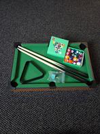 Mini Pooltafel - Compleet met accessoires, Sport en Fitness, Biljarten en Poolen, Ophalen of Verzenden, Zo goed als nieuw, Pooltafel