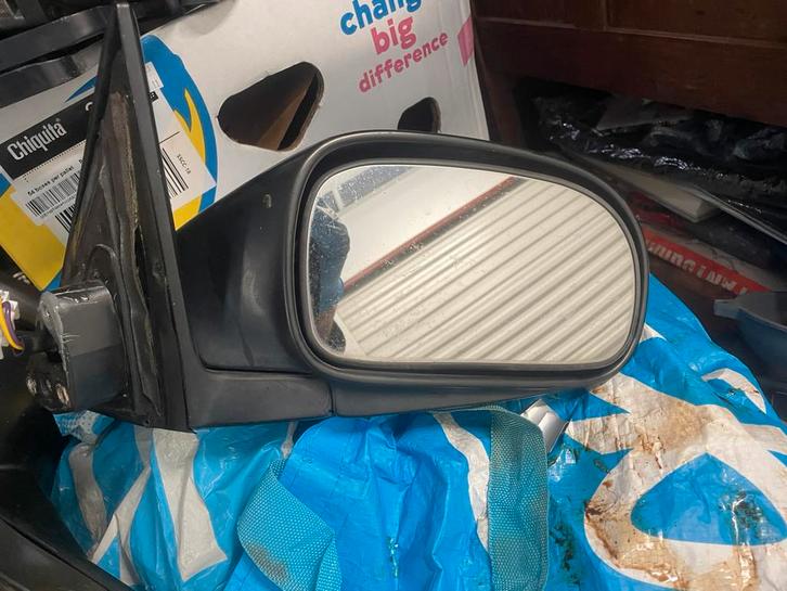 2 portier spiegels lings en rechts merk auto onbekend, Auto-onderdelen, Spiegels, Ophalen