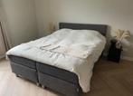 Mooie boxspring 160x 200, Ophalen, Tweepersoons, 200 cm, Grijs