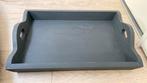 Grijs dienblad, Ophalen of Verzenden, Zo goed als nieuw, Rechthoekig