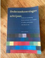 Onderzoeksverslagen schrijven, Ophalen of Verzenden, Alpha, Zo goed als nieuw, HBO