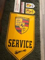 Emaille Porsche Service bord in nieuwstaat nog, Ophalen of Verzenden, Zo goed als nieuw, Reclamebord