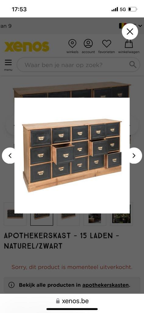 Gratis Apithekerskast 4 stuks (ladekast), Huis en Inrichting, Kasten | Buffetkasten, Zo goed als nieuw, Minder dan 100 cm, 100 tot 150 cm