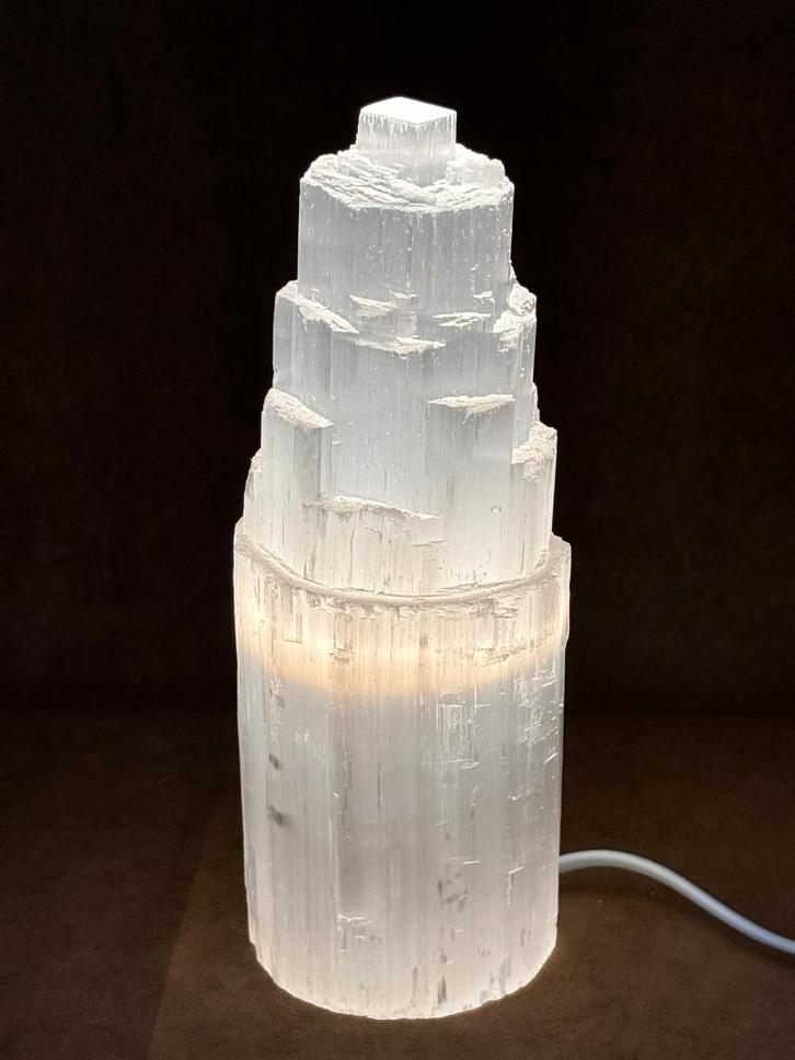 Seleniet lamp, Engelensteen, Verzamelen, Mineralen en Fossielen, Mineraal, Ophalen of Verzenden