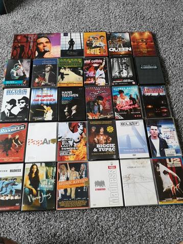 30 muziekdvds  beschikbaar voor biedingen