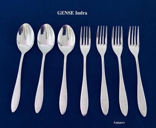 Gense Indra rvs 7 stuks bestek € 12,50 in 1 koop, Huis en Inrichting, Keuken | Bestek, Gebruikt, Los bestek, Rvs of Chroom, Ophalen