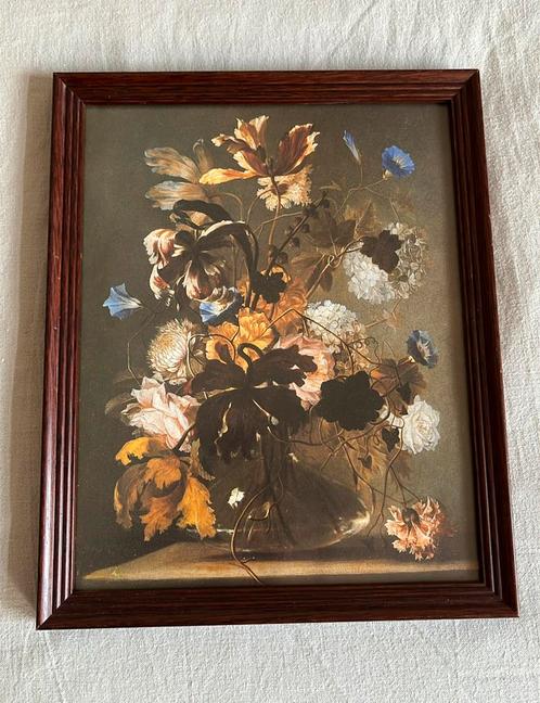 Lijst met bloemen afbeelding / veldboeket / bloemen op vaas, Huis en Inrichting, Woonaccessoires | Lijsten, Zo goed als nieuw