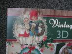 Vintage Kerst 3D Boek voor 20 Kerstkaarten - 29.5 x 21 cm, Verzenden, Gebruikt, Kerst, Overige typen