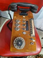Antieke Houten Receptie Telefoon, Ophalen of Verzenden